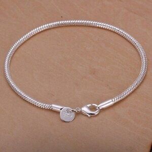Sterling Silver Snake Bracelet